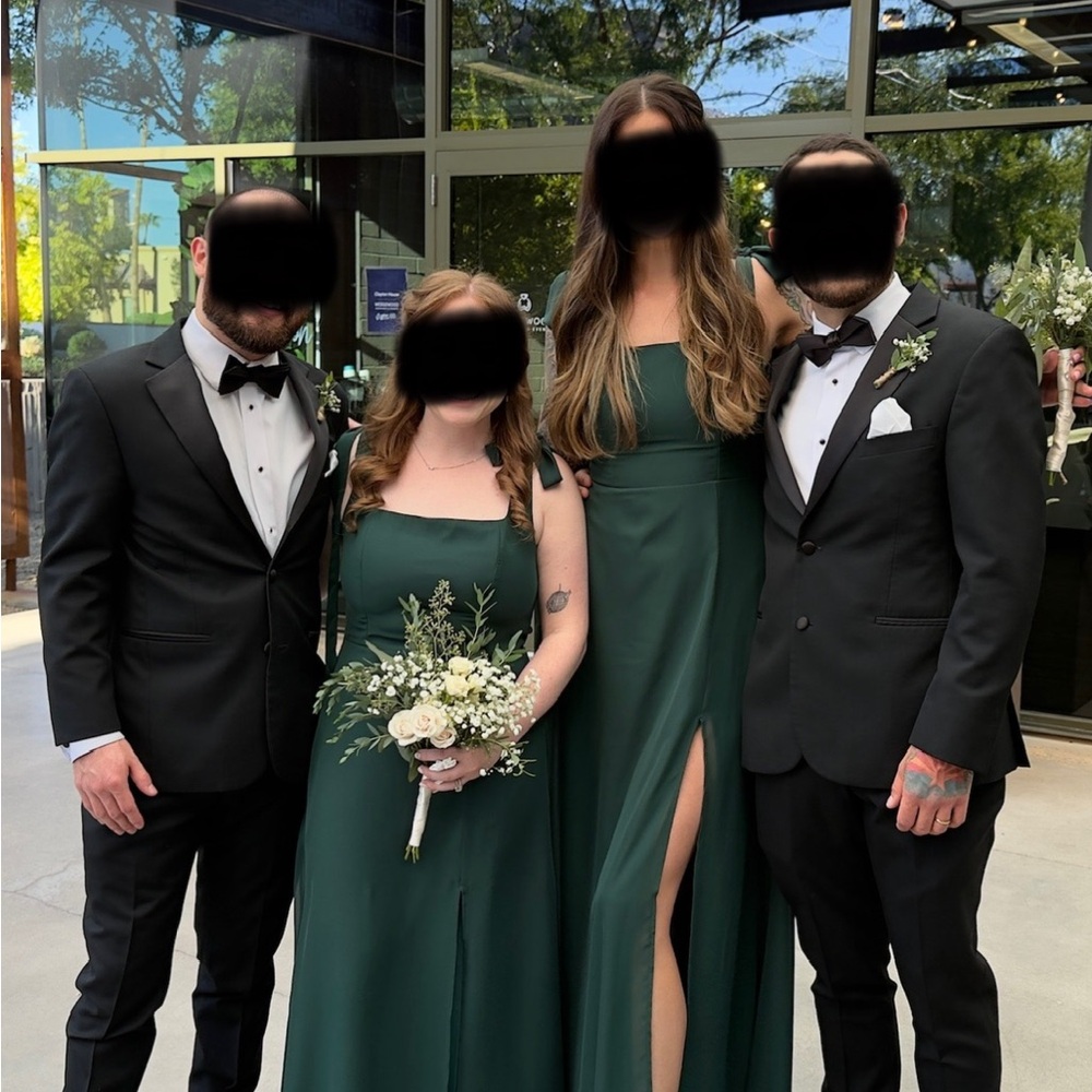 Birdy Grey Forest Green Bridesmaid Dresses